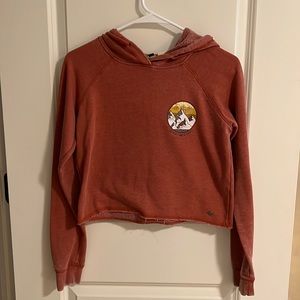 Roxy brand, rust color, crop, XS